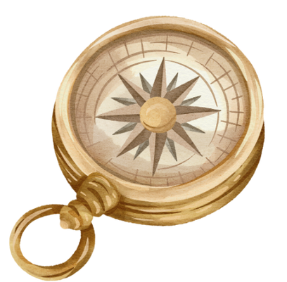 Ein Kompass als Symbol
